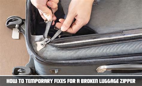 who repairs luggage zippers.